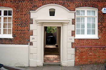 The entrance to the former workhouse May 2012